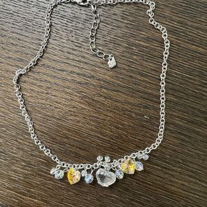 Swarovski heart charm necklace